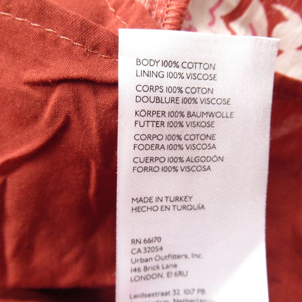 Anthropologie The Sleeveless Somerset Mini Dress: Poplin Edition Red - XL - Picture 10 of 12